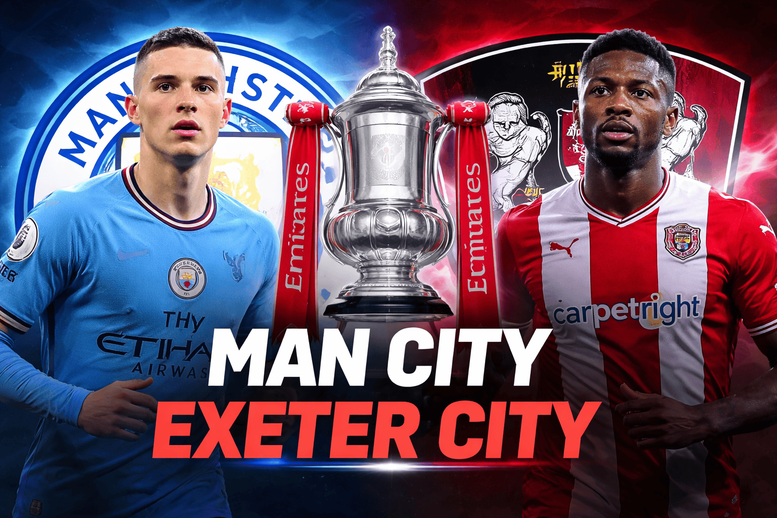 Man City vs Exeter City